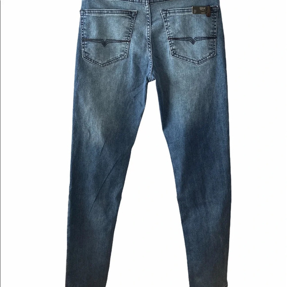 Mens Blue Skinny Jeans Size 16 BNWT Buffalo David Bitton - Picture 3 of 8